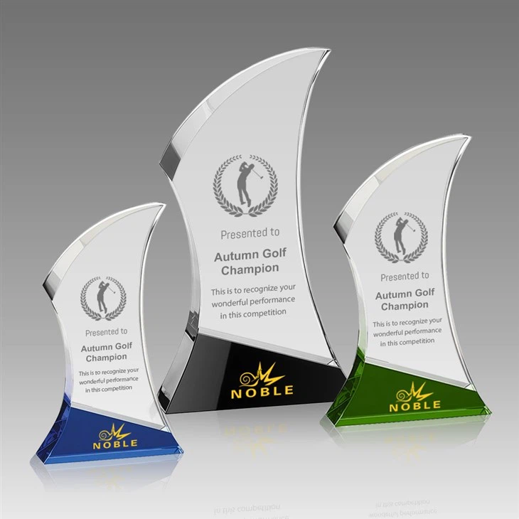 Crystal Golf Champion Awards factory