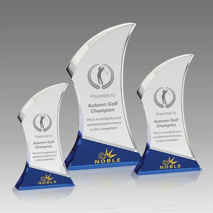 Crystal Golf Champion Awards high quality